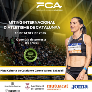 Cartell de la 10a edició del Míting Internacional Catalunya d'Atletisme