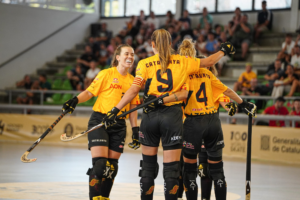 Jugadores de la selecció catalna d'hoquei patins a la GoldenCat 2026